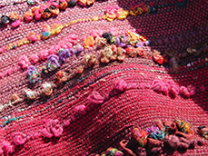 咲き織順子作品「織り布」